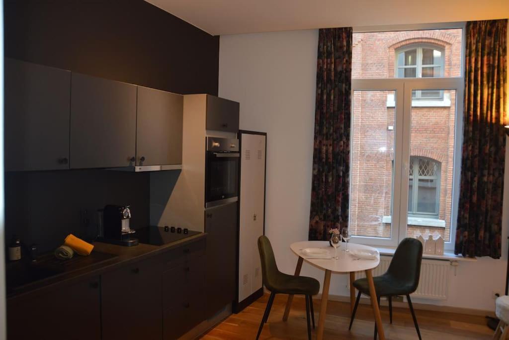 Hippe Studio In Historisch Gebouw In Oude Centrum Antwerpen Buitenkant foto